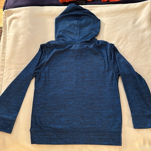 Star Wars Logo Blue Hooded sweatshirt with Kangaroo pocket - Picture 3 of 3